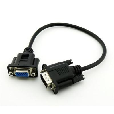 VGA Extension Cable, Black 30CM, M/F VGA Extension Cable, Black 30CM, M/F