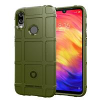 volledige schokbestendige TPU Case voor de Xiaomi Redmi Note 7 (leger-groen) - thumbnail