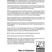 Basi 6500-0011 Deurketting afsluitbaar Zilver - thumbnail