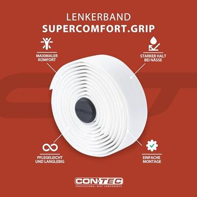 CONTEC stuurlint "supercomfort.grip" ct bar tape supercomfort.grip white