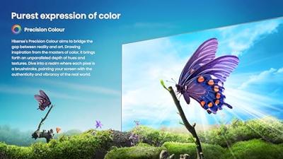 Hisense TV 65 inch 4K Ultra HD 65A6N Smart TV VIDAA U7, Dolby Vision, HDR 10+, DTS Virtual: X, Game Mode, Alexa Built-in, VIDAA Voice, DVB-T2/S2 HEVC 10 Tuner, Lativù 4K