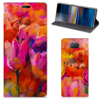 Bookcase Sony Xperia 10 Tulips - thumbnail