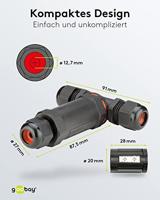 T- stuk kabelverbinder - thumbnail