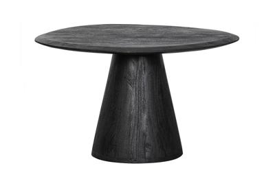 WOOOD Organische Salontafel 'Posture' Mangohout, 70 x 59cm, kleur Zwart WOOOD Organische Salontafel 'Posture' Mangohout, 70 x 59cm, kleur Zwart
