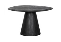 WOOOD Organische Salontafel 'Posture' Mangohout, 70 x 59cm, kleur Zwart - thumbnail