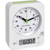 TFA Dostmann 60.2528.01 Wekker Zendergestuurd Zwart Alarmtijden 2 - thumbnail