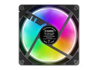 Xilence XF083 PC-ventilator Zwart (b x h x d) 12 x 2.5 x 12 cm Incl. LED-verlichting - thumbnail