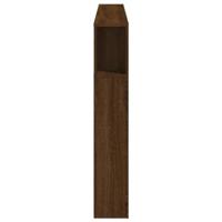 Hoofdeinde met LED 180x18,5x103,5 cm bewerkt hout bruineiken - thumbnail