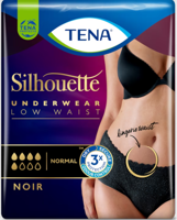 TENA Silhouette Underwear Low Waist Normal Noir M - thumbnail