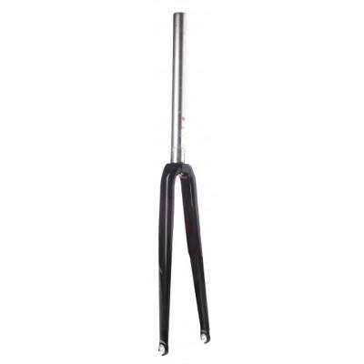 TOM voorvork vast 28 inch 1 1/8 inch carbon zwart TOM voorvork vast 28 inch 1 1/8 inch carbon zwart