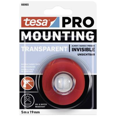 Tesa Montageband | transparant | lengte 5 m | breedte 19 mm | 12 stuks - 66965-00001-00 66965-00001-00 Tesa Montageband | transparant | lengte 5 m | breedte 19 mm | 12 stuks - 66965-00001-00 66965-00001-00