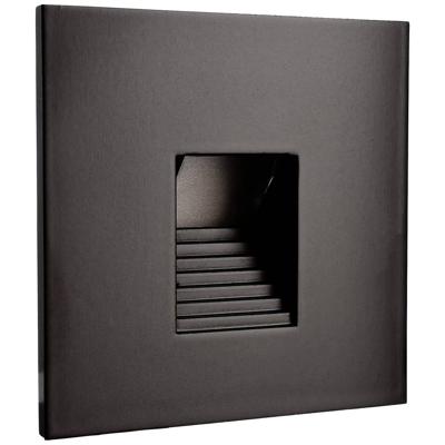 Deko Light Abdeckung eckig schwarz Stufe für Alwaid 930487 Afdekking Zwart