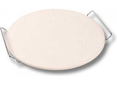 Nonna Pizzasteen - 30,5 cm - Met RVS Serveerrek