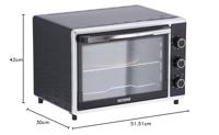 Severin TO 2058 Mini-oven Instelbare temperatuur, Timerfunctie 42 l - thumbnail