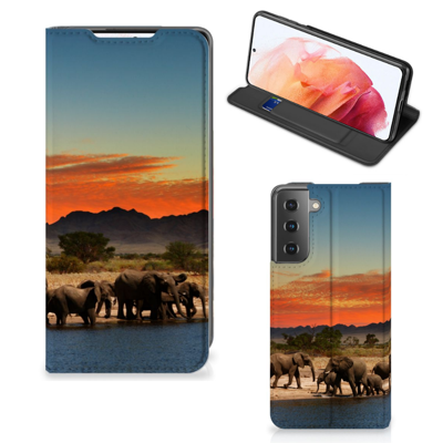 Samsung Galaxy S21 | Hoesje maken | Olifanten