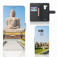 HTC U11 Plus Flip Cover Boeddha - thumbnail