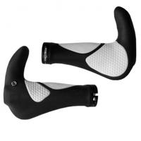 Ergotec Handvatset x-act safety grip zwart/ wit 147mm - thumbnail