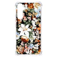 Case voor Samsung Galaxy A34 Dark Flowers - thumbnail