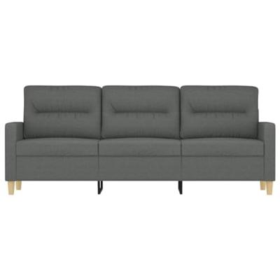 Driezitsbank 180 cm stof donkergrijs Driezitsbank 180 cm stof donkergrijs