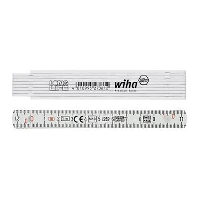 Duimstok longlife Wiha 410 1000 10 delen 1 meter in display 54 stuks 33946