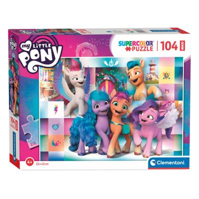 Clementoni maxi puzzel my little pony lachen, 104st.