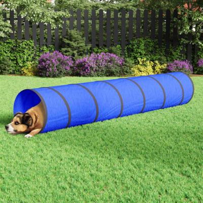 VidaXL Hondentunnel ø 50x300 cm polyester blauw VidaXL Hondentunnel ø 50x300 cm polyester blauw