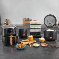 Stoomkoker - LIVOO x Marmiton - DOC300 - 1000 - 1200 W - 3 stoommandjes - Totale inhoud van 12 liter - thumbnail