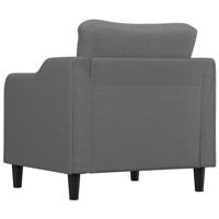 Fauteuil 60 cm stof donkergrijs - thumbnail
