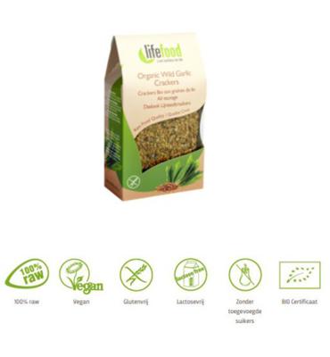 Lifefood Life crackers daslook bio (90 gr)