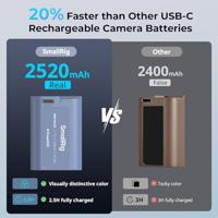 SmallRig 4906 DMW-BLK22 USB-C Rechargeable Camera Battery, blauw - thumbnail