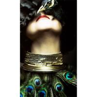 Wanddecoratie Faces 030 70x118cm - thumbnail