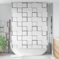 VidaXL Doucherolgordijn 150x240 cm stofbreedte 146 cm - thumbnail
