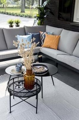 Bijzettafel Rafael metaal wit 60 cm Bijzettafel Rafael metaal wit 60 cm