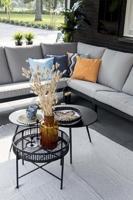 Bijzettafel Rafael metaal grijs 45 cm - thumbnail