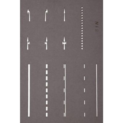 NOCH 34240 N Straatmarkering-sjablonen