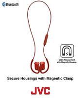 HA-EC30BT - In-ear hoofdtelefoons met micro - inwendig - bevestiging over het oor - Bluetooth - draadloos - geel - thumbnail