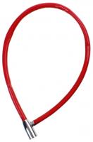 Falkx kabelslot 12 x 650 mm staal/kunststof rood - thumbnail