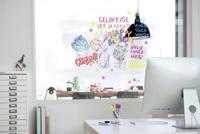 Viltstift edding 95 glasbord rond 1.5-3mm incl wt en zw assorti 6st - thumbnail