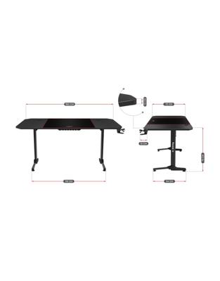 Gaming bureau Huzaro Hero 4.7 Black