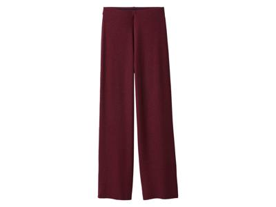 esmara Dames broek - Wide leg (Burgundy, L (44/46))