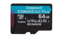 Geheugenkaart Micro SDXC Kingston CANVAS Select Plus 64 GB - thumbnail