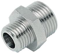 Borstnippel konisch verloop G1/4 x G3/8 - ISO 228 - thumbnail