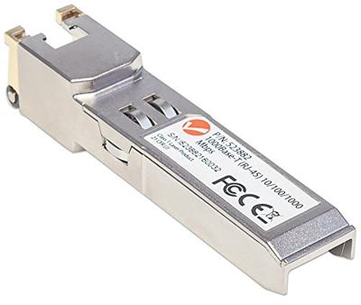 INTELLINET Gigabit SFP Mini-GBIC transceiver 1000Base-T (RJ45) single-mode poort bereik tot 100m