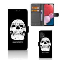 Telefoonhoesje met Naam Samsung Galaxy A13 (4G) Skull Eyes - thumbnail