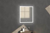 Brauer Jade Spiegel - Rechthoekig - 60 cm - met Directe LED-Verlichting - Dimbaar - met Touchbediening - thumbnail