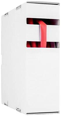 Hongshang 2111114028 Krimpkous zonder lijm Rood 19.00 mm 9.50 mm Krimpverhouding:2:1 5 m