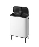 Brabantia Bo touch bin hi 2x30 liter white - thumbnail