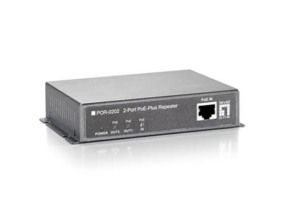 Level One POR-0202 PoE-Plus Repeater met 2 poorten