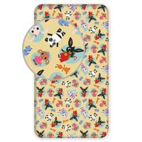 Bing Bunny Hoeslaken Friends - Eenpersoons - 90 x 200 cm - Geel - thumbnail