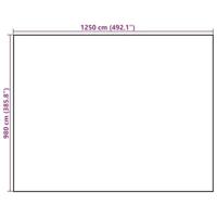 VidaXL Hooibergzeil 9,8x12,5 m 140 g/m² polypropyleen - thumbnail